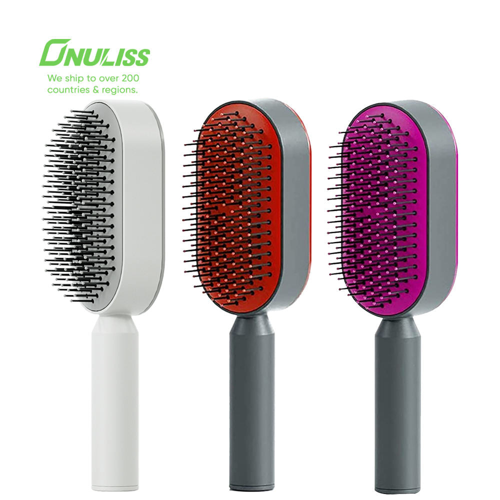 self cleaning hair brush