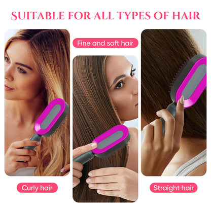 self cleaning hair brush