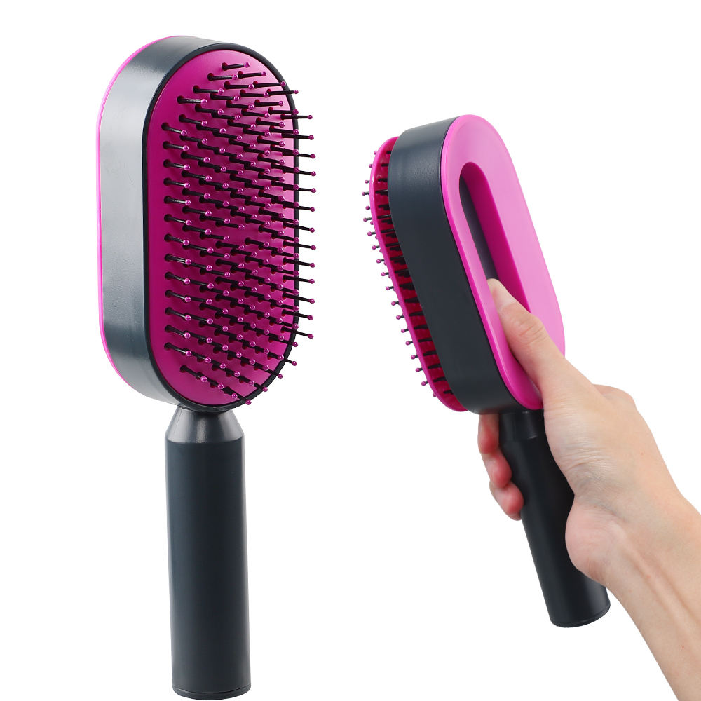 self cleaning hair brush