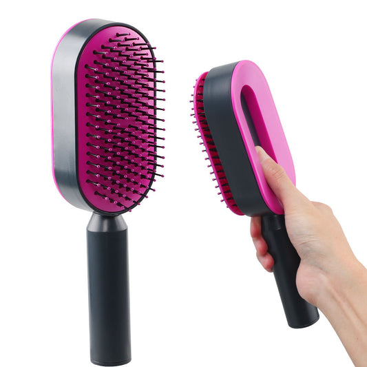 self cleaning hair brush